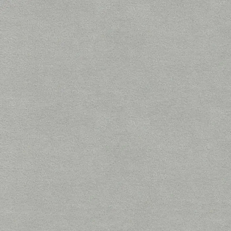 Banc de rangement façon causeuse en velours gris tourterelle Arum Copper Grove