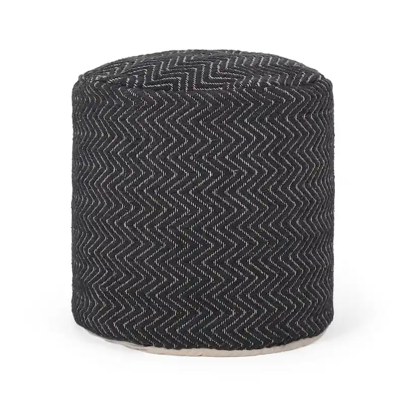 Pouf cylindrique en tissu Barthol Boho par Christopher Knight Home