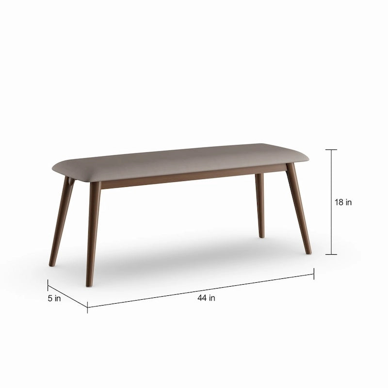 Ensemble de salle à manger moderne de 6 pièces en chêne moyen Carson Carrington Haapajarvi