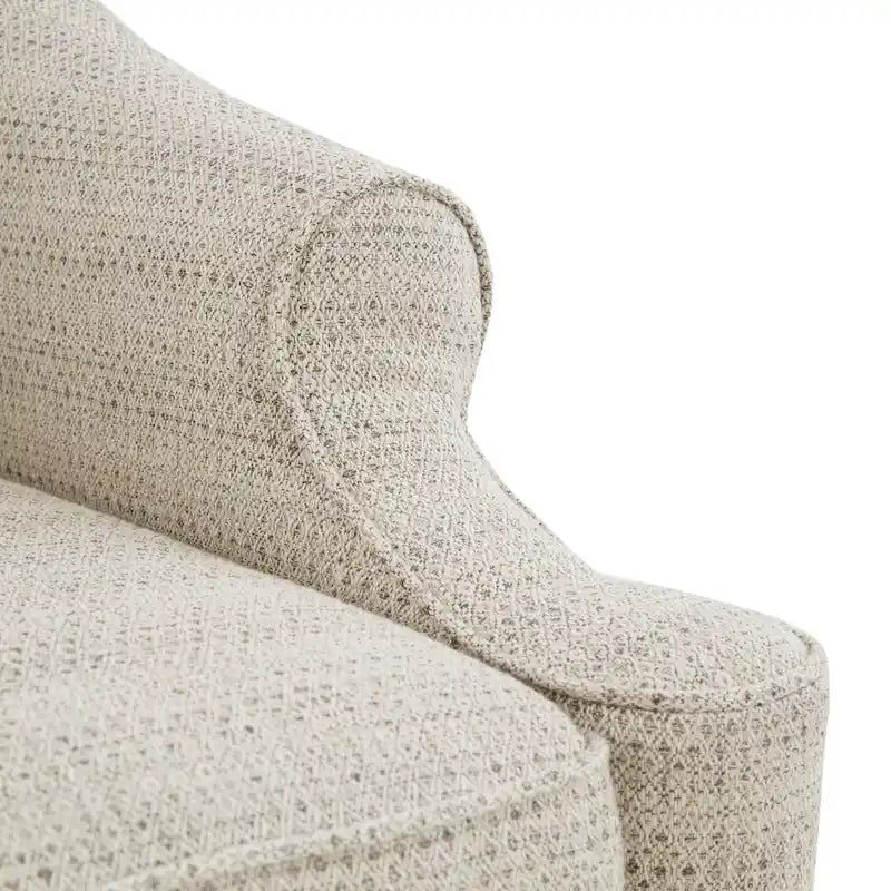 Fauteuil planeur pivotant à 360 degrés Madison Park Benton Tan
