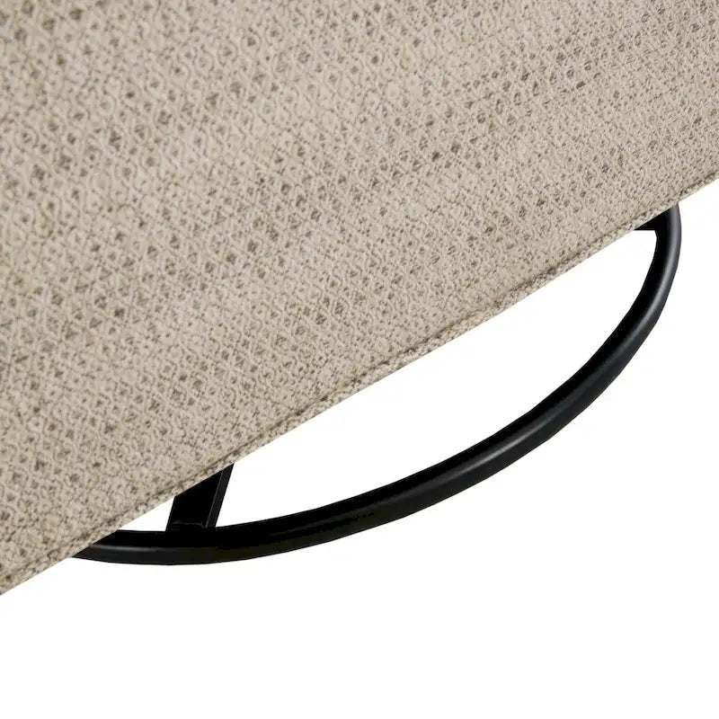 Fauteuil planeur pivotant à 360 degrés Madison Park Benton Tan