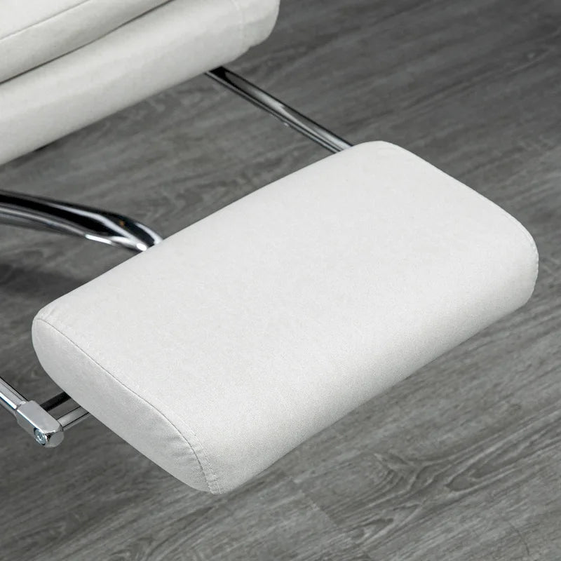Fauteuil de bureau massant, chauffant et inclinable en microfibre Vinsetto avec vibrations