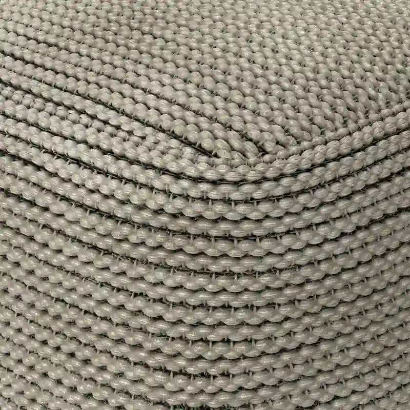Pouf carré bohème Bayhill de WYNDENHALL, rembourrage en billes de polystyrène, crème