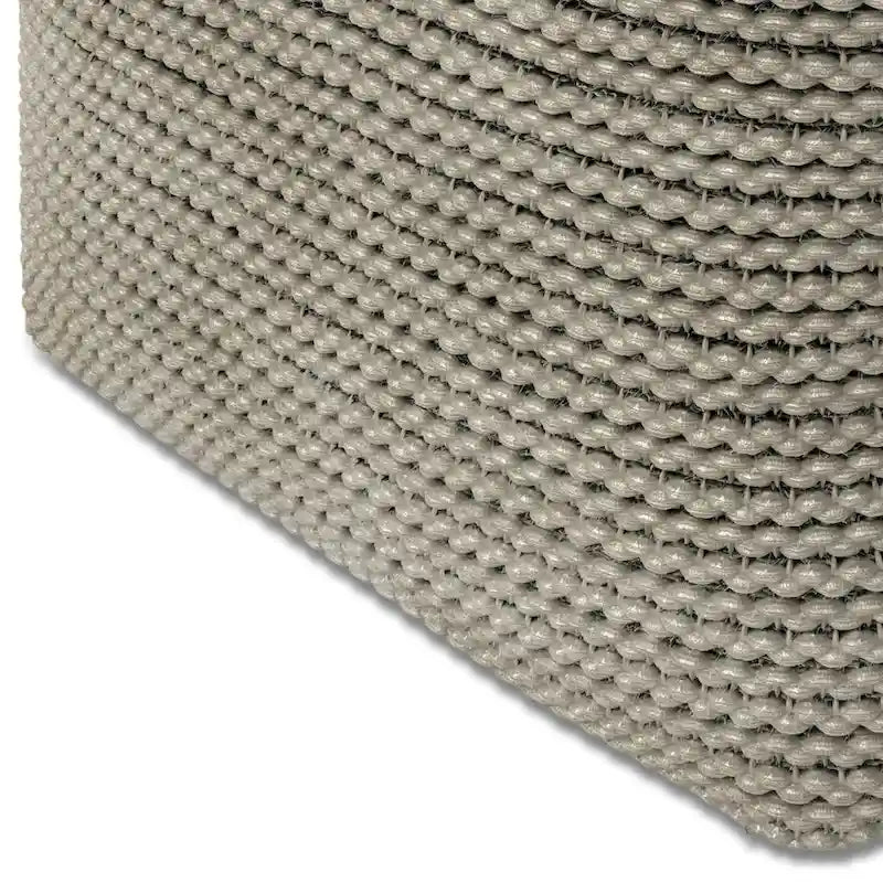 Pouf carré bohème Bayhill de WYNDENHALL, rembourrage en billes de polystyrène, crème