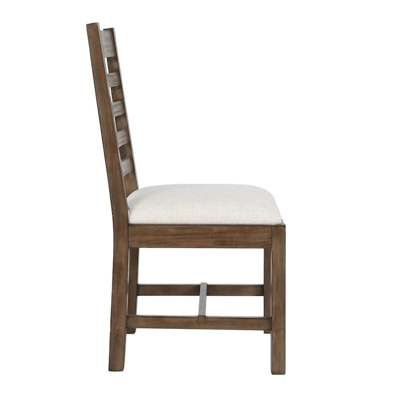 Chaises de salle à manger Quincy en bois rembourrées (ensemble de 2) par Kosas Home