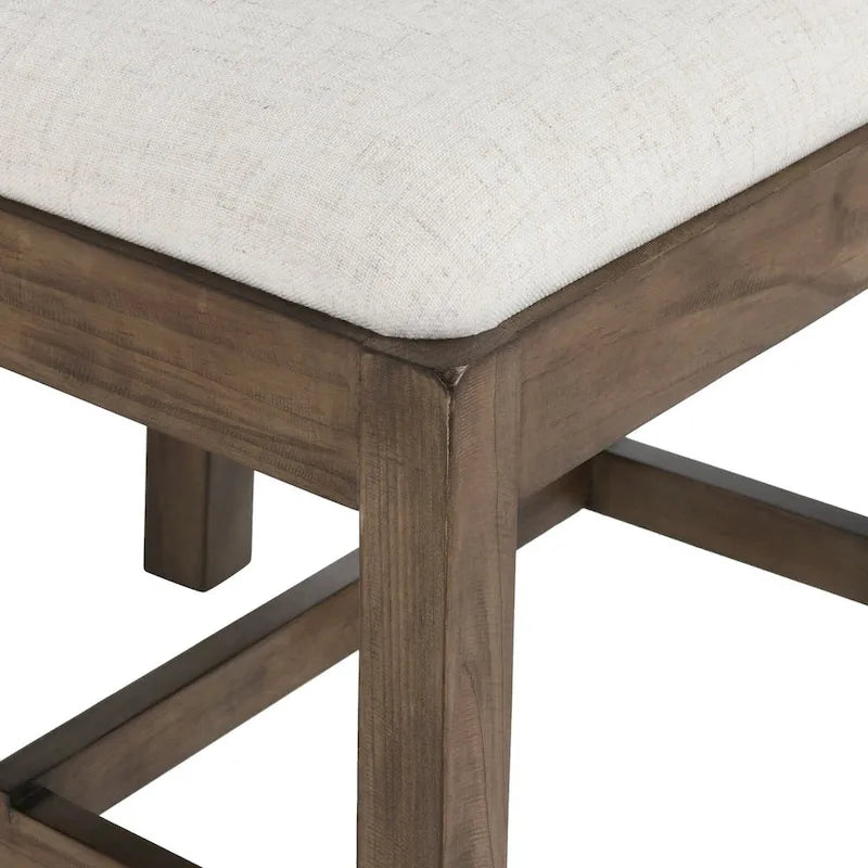 Chaises de salle à manger Quincy en bois rembourrées (ensemble de 2) par Kosas Home