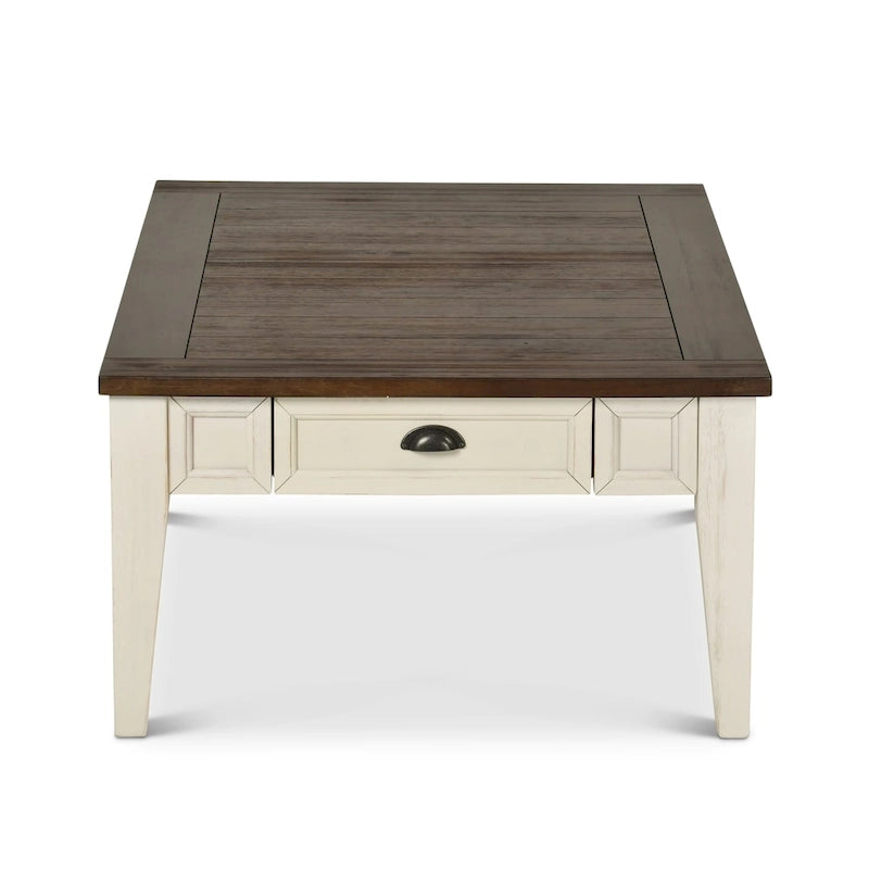 Table basse bicolore Cottonville de Steve Silver avec rangement