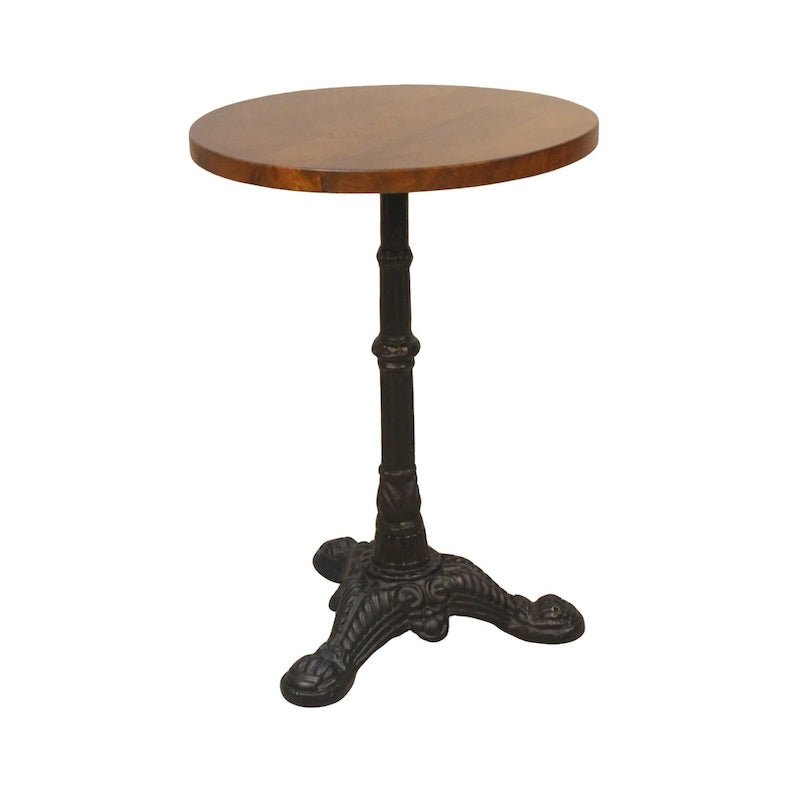 Table d'appoint Brera Carolina Living - Châtaignier/Noir