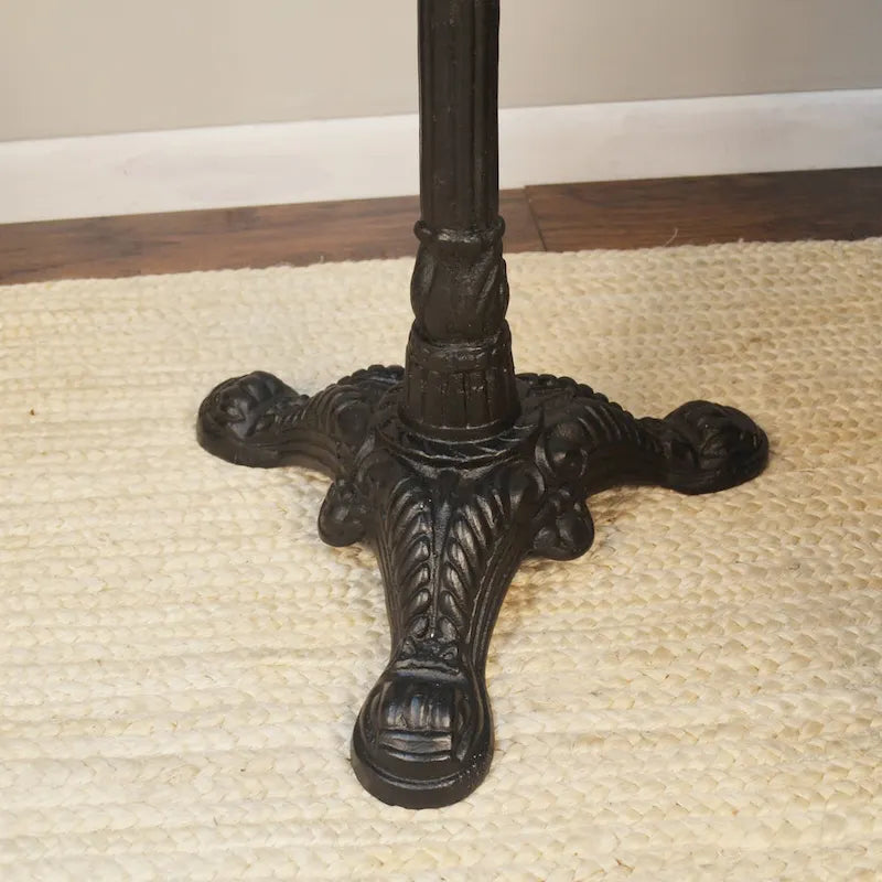 Table d'appoint Brera Carolina Living - Châtaignier/Noir