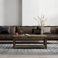 Table basse Bridgevine Home Joshua Creek de 48 pouces, aucun assemblage requis, finition bois de grange