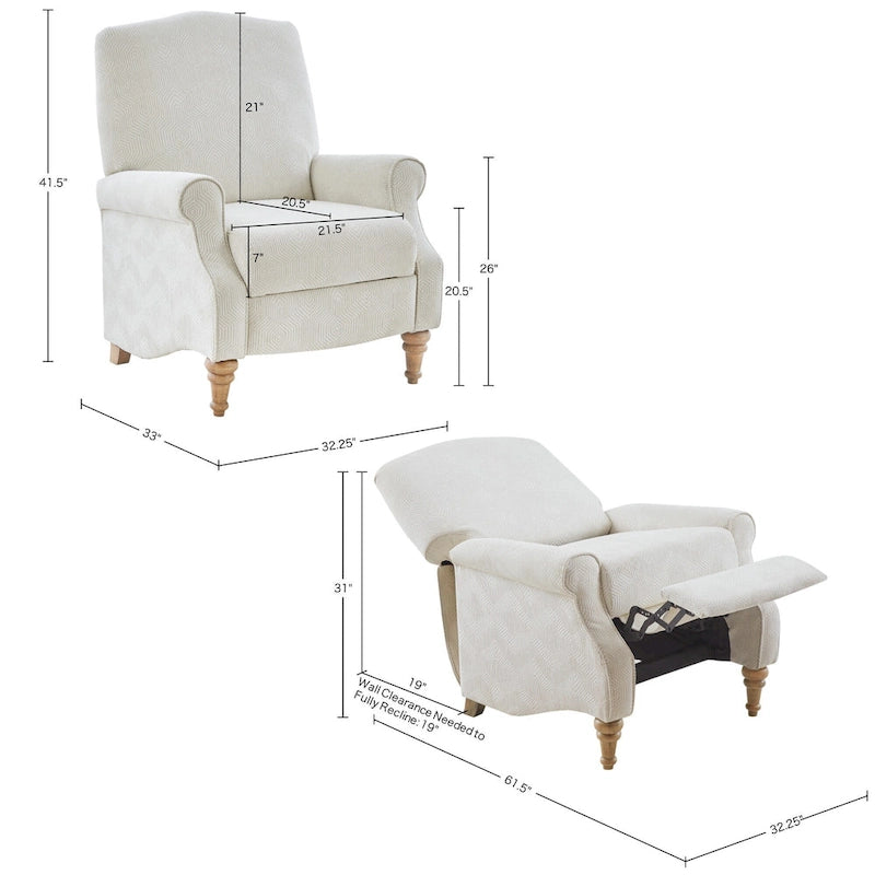 Fauteuil inclinable inclinable Madison Park Jimmy Ivory