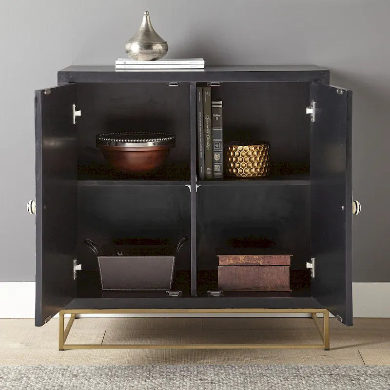 Meuble d'appoint 2 portes Sunburst Avon de Steve Silver