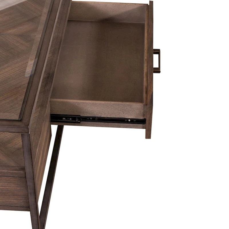 Table basse rectangulaire Jamestown Tobacco