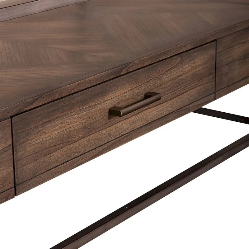 Table basse rectangulaire Jamestown Tobacco