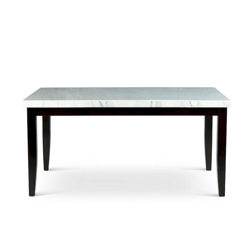 Table à manger en marbre blanc Steve Silver Winlock