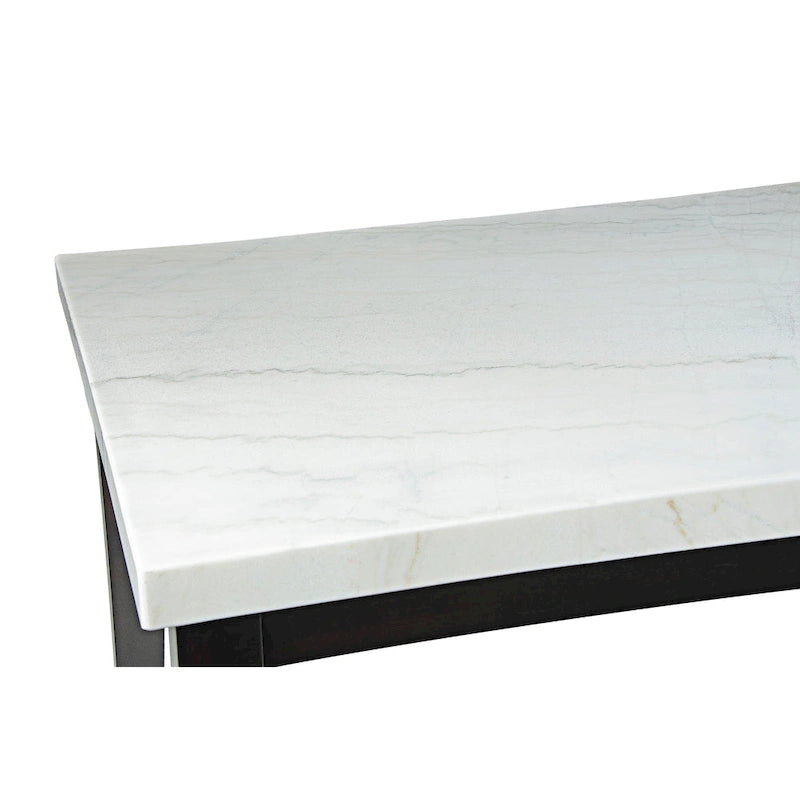 Table à manger en marbre blanc Steve Silver Winlock