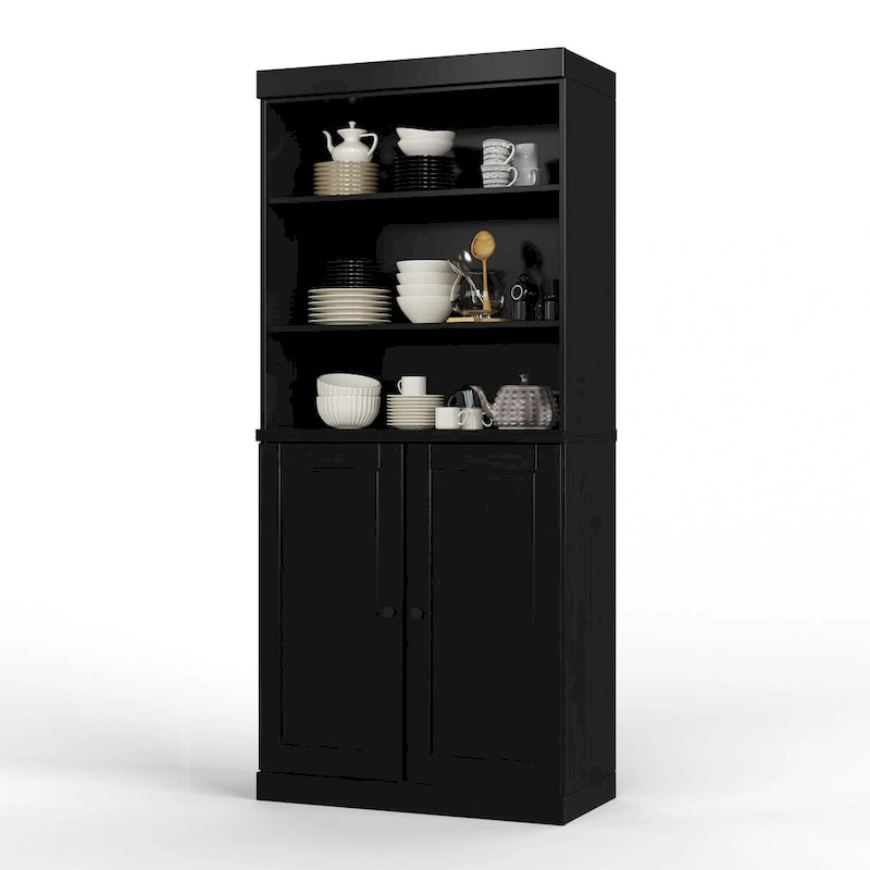 Garde-manger de cuisine 100 % bois massif 32 po avec 2 portes par Palace Imports