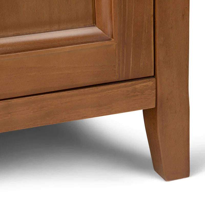WYNDENHALL Halifax Armoire de rangement de style transitionnel en bois massif, 37 po de largeur - 37 larg. x 17 prof. x 36 haut.
