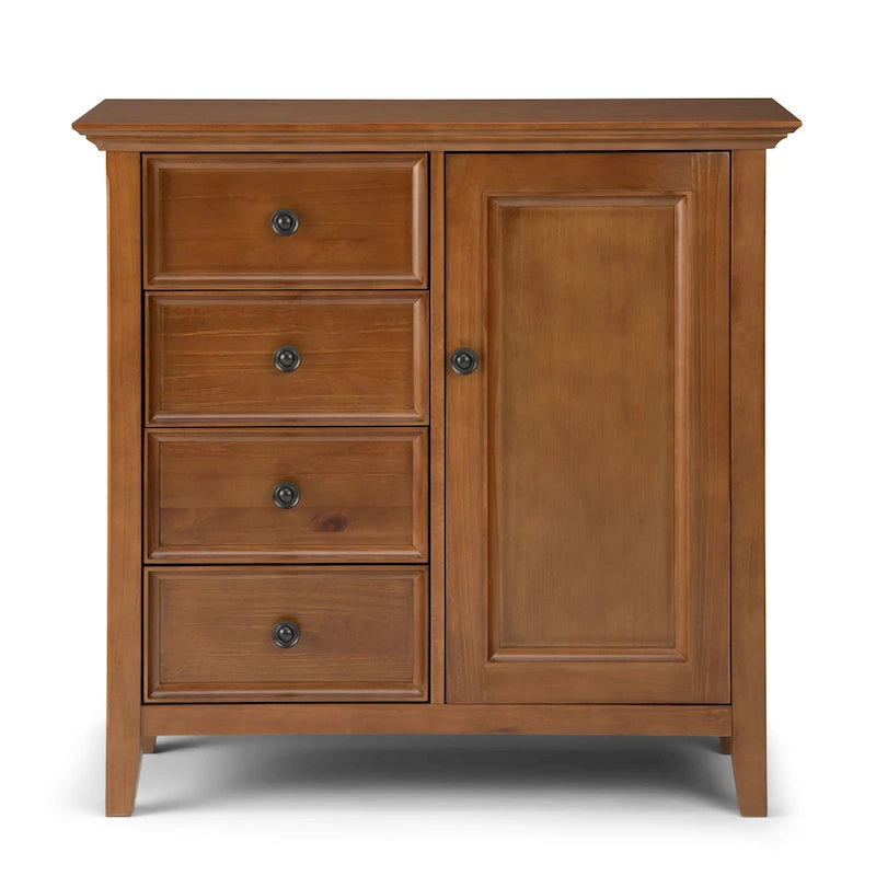 WYNDENHALL Halifax Armoire de rangement de style transitionnel en bois massif, 37 po de largeur - 37 larg. x 17 prof. x 36 haut.