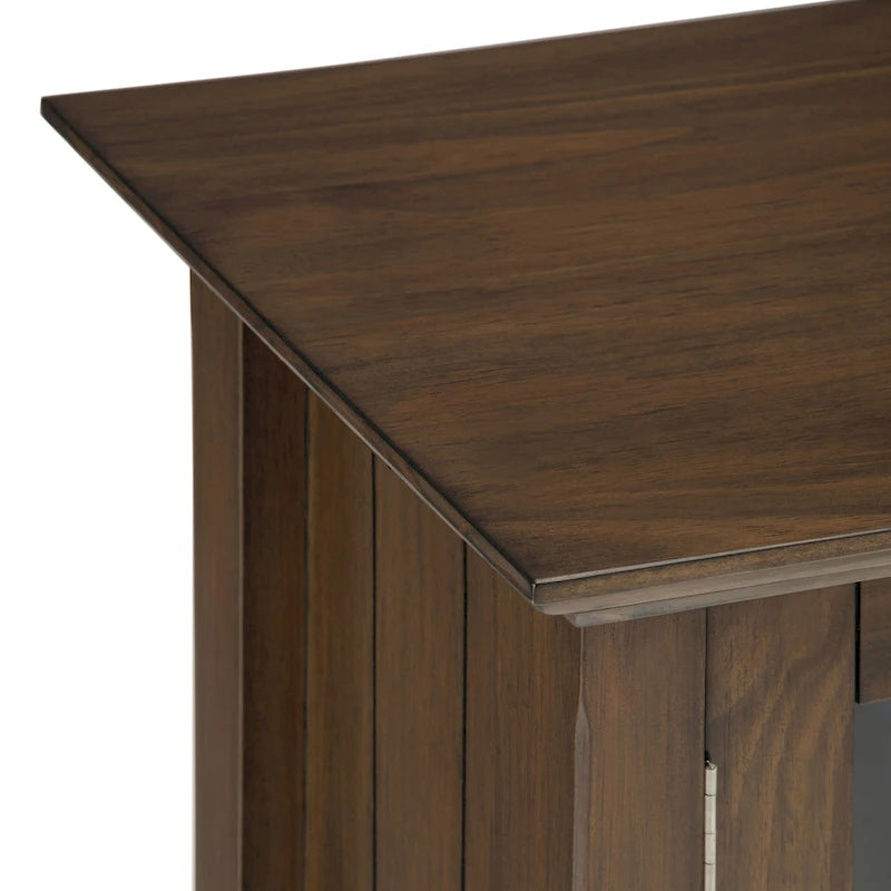 WYNDENHALL Halifax Armoire de rangement de style transitionnel en bois massif, 37 po de largeur - 37 larg. x 17 prof. x 36 haut.