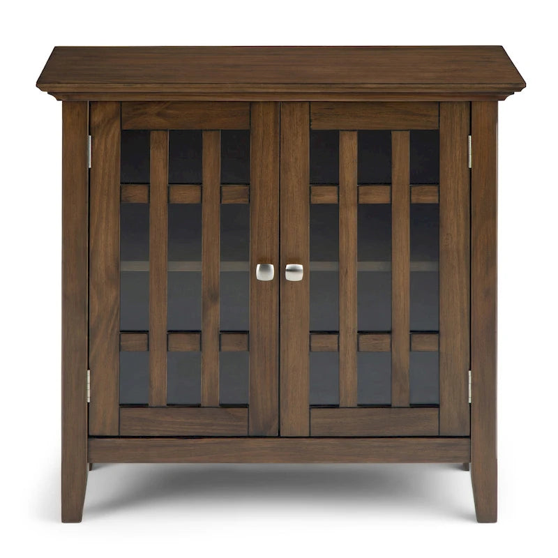 WYNDENHALL Halifax Armoire de rangement de style transitionnel en bois massif, 37 po de largeur - 37 larg. x 17 prof. x 36 haut.