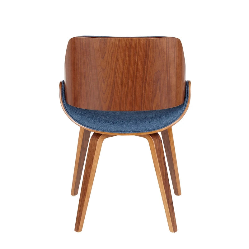 Chaise de salle à manger/d'appoint rembourrée moderne Carson Carrington Svetlana de style Mid-century