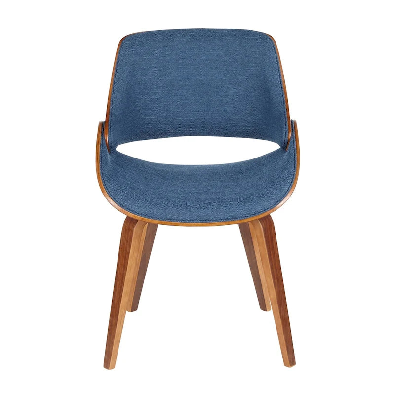 Chaise de salle à manger/d'appoint rembourrée moderne Carson Carrington Svetlana de style Mid-century