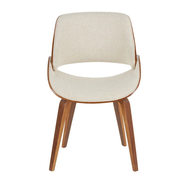 Chaise de salle à manger/d'appoint rembourrée moderne Carson Carrington Svetlana de style Mid-century