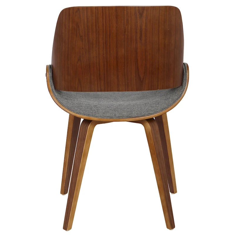 Chaise de salle à manger/d'appoint rembourrée moderne Carson Carrington Svetlana de style Mid-century