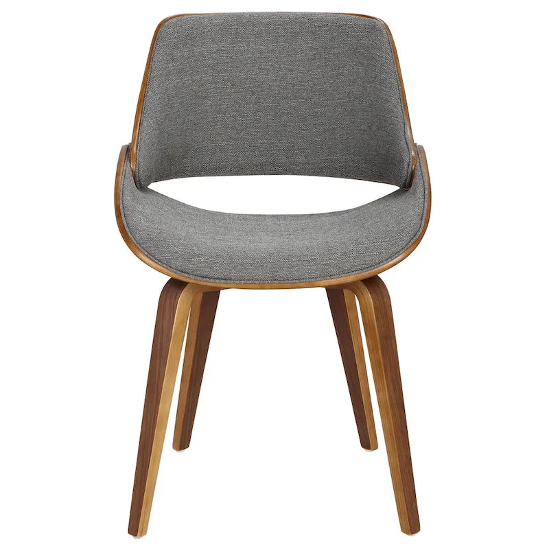 Chaise de salle à manger/d'appoint rembourrée moderne Carson Carrington Svetlana de style Mid-century