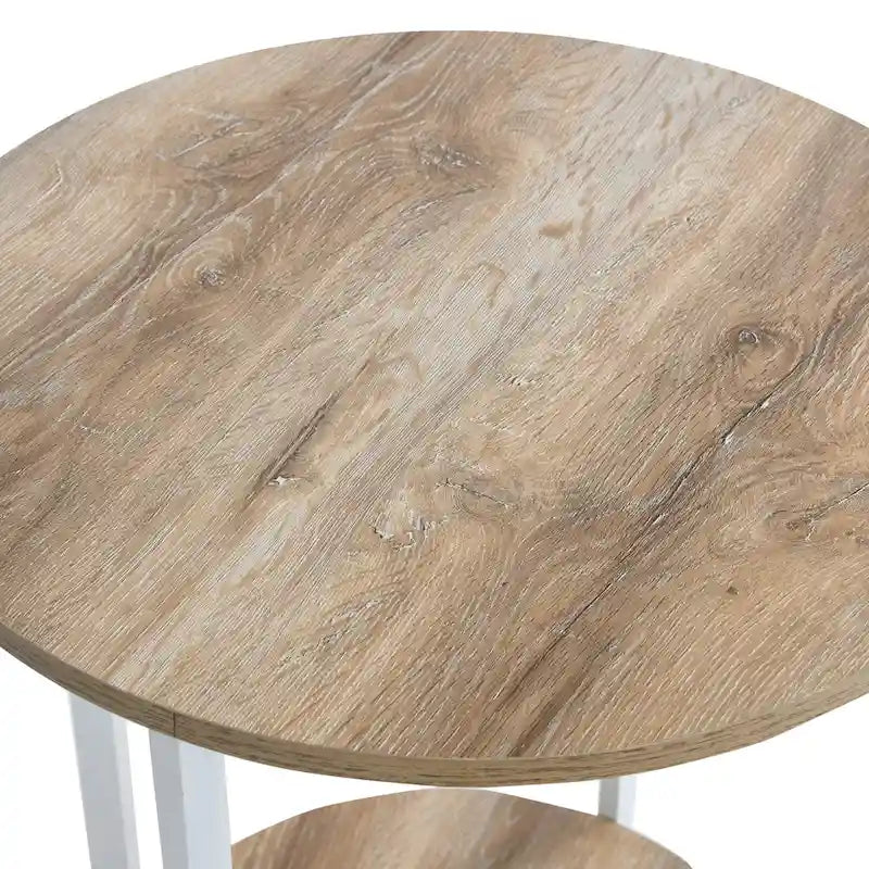 Table d'appoint latérale Household Essentials avec étagère de rangement