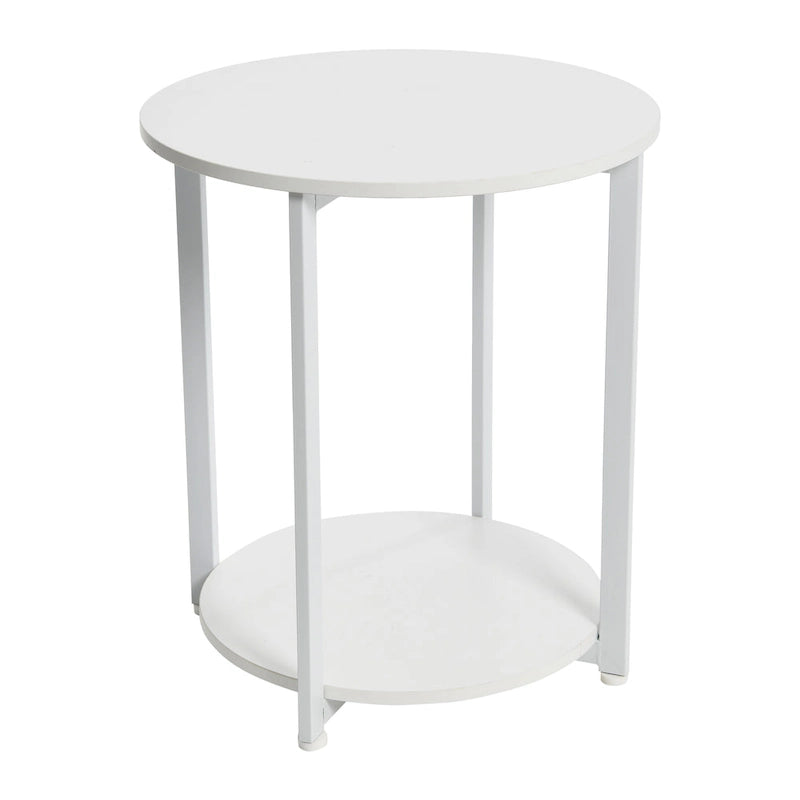 Table d'appoint latérale Household Essentials avec étagère de rangement