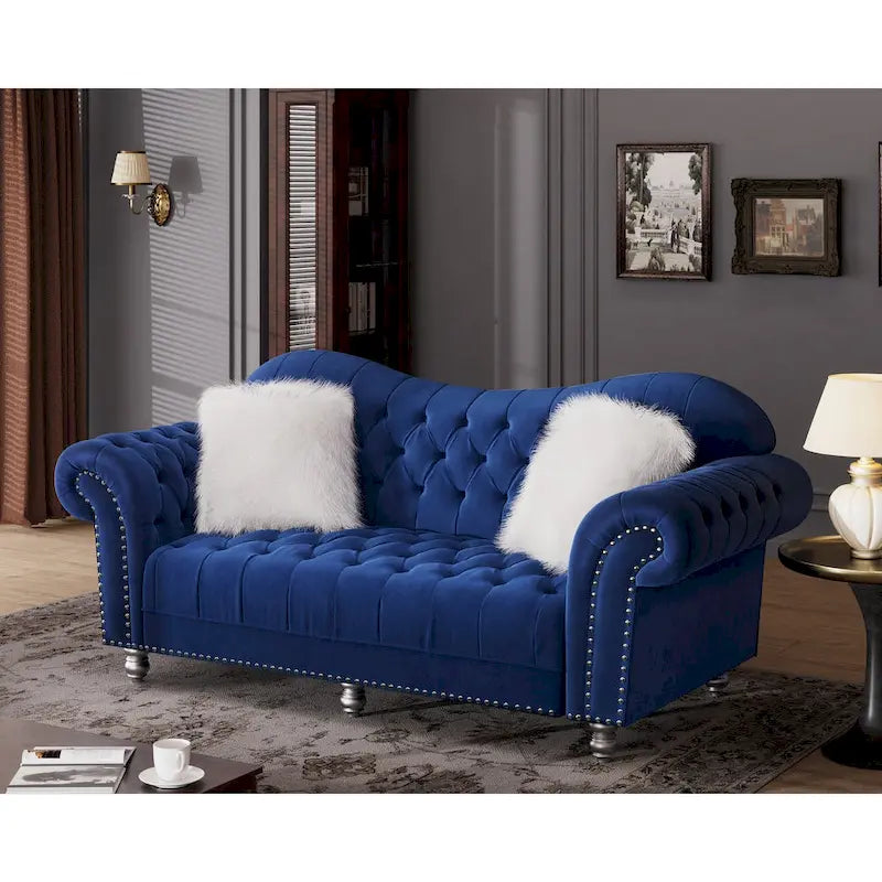 Canapé Chesterfield Américain Classique de Luxe à Dossier Capitonnage