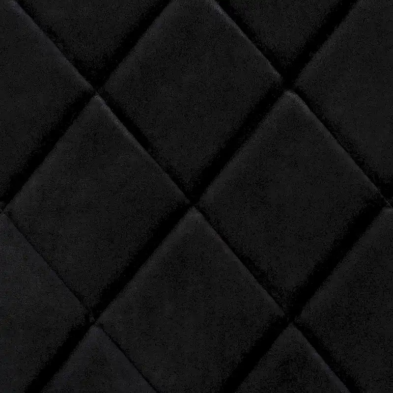 Ensemble de 4 chaises de salle à manger Blaise Modern Luxe et Glam en velours et métal