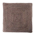 Le pouf/coussin de sol en jute texturé Faxon de Curated Nomad