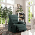 Fauteuil inclinable de massage électrique rembourré Clihome avec porte-gobelet