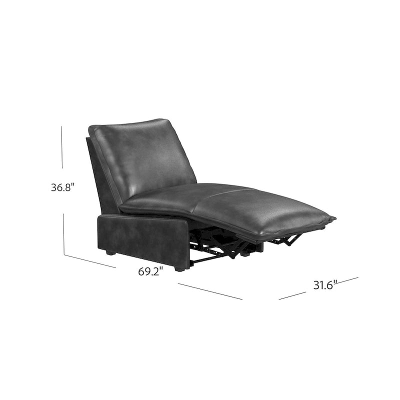 Fauteuil inclinable motorisé Gotham de Cortney's Collection