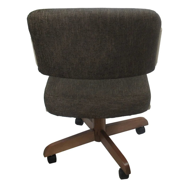 Chaise de cuisine à roulettes pivotante et inclinable M-115 - Siège 18 pouces