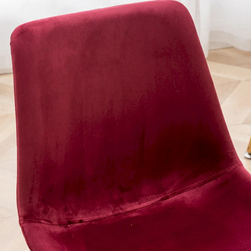Roundhill Furniture Aufurr - Chaises de salle à manger modernes en velours (Lot de 2)