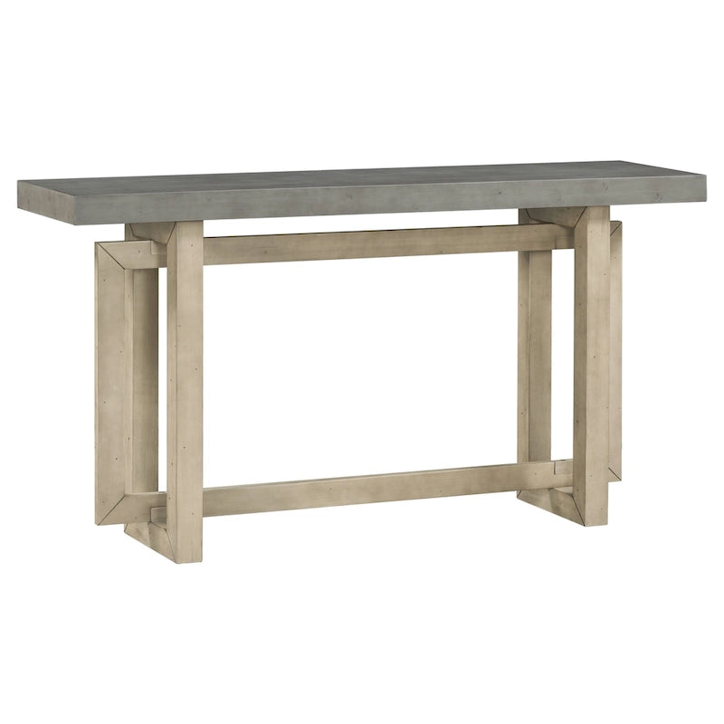 Console en bois et béton de style industriel