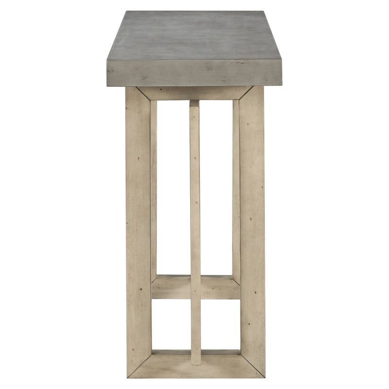 Console en bois et béton de style industriel
