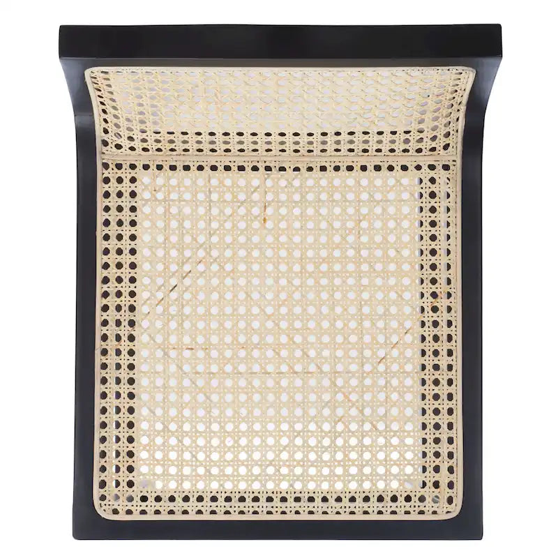 Tabouret de comptoir en canne à dossier bas SAFAVIEH Carry - 16 L x 19 P x 31 H - 16Lx19Px31H