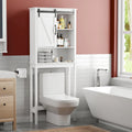Armoire de rangement Pellebant au-dessus des toilettes, gain de place pour salle de bain - 169 cm H x 69 cm L x 23 cm P