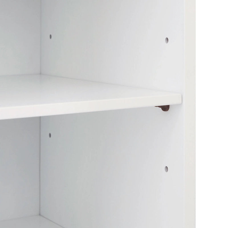 Meuble de rangement au sol en bois moderne Teamson Home Tyler, Noyer et blanc