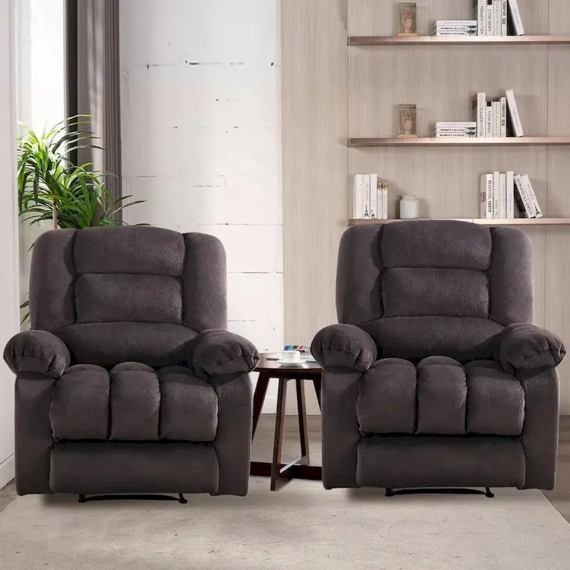 Fauteuil de relaxation massant de style transitionnel