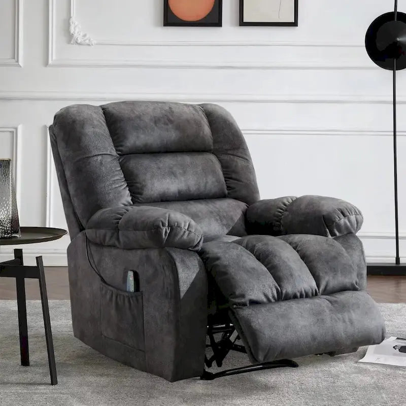 Fauteuil de relaxation massant de style transitionnel