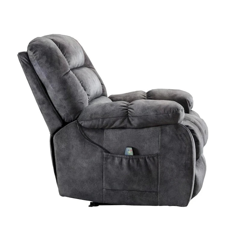 Fauteuil de relaxation massant de style transitionnel