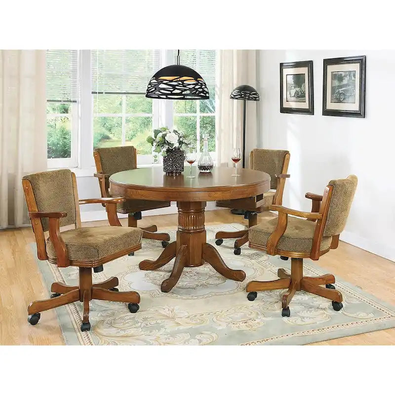 Table de jeu Ghilardi Amber avec porte-gobelets