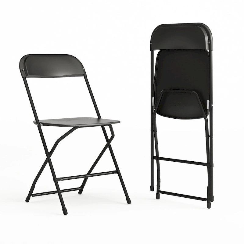 Chaise pliante en plastique – Capacité de 295 kg – Chaise événementielle