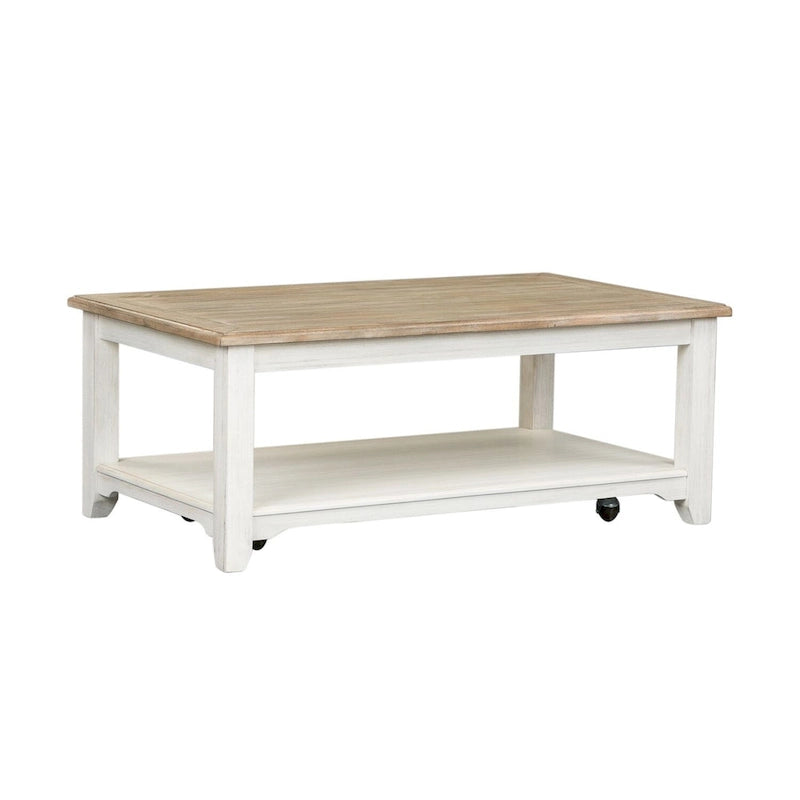 Table Basse Rectangulaire Libberty Furniture Summerville avec Roulettes